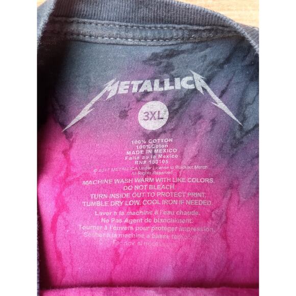 Metallica Shirt Adult Medium Tie Dye Live In Concert 92 Heavy Metal Mens 3XL - Picture 8 of 8